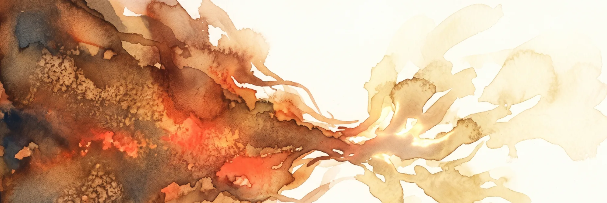 A watercolour of personnel and leadership: hard-won temper flowing from a dense forged source into a younger emerging field and raising it